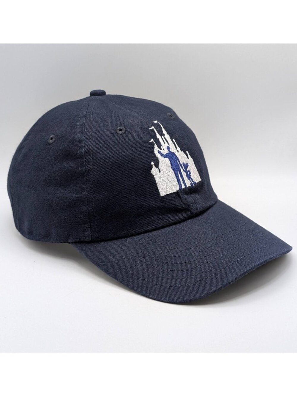 Disney Parks Walt And Mickey Castle Hat Cap Strap Back Magic Kingdom World